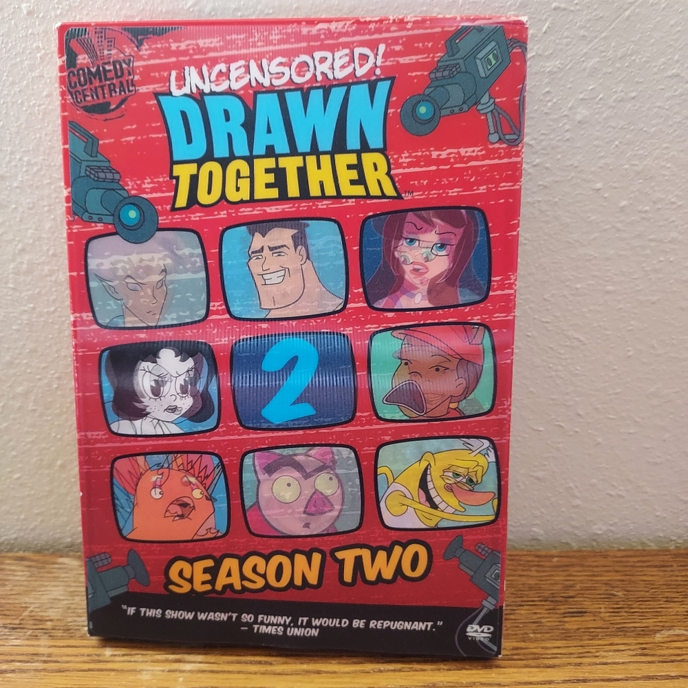 Drawn Together: Season Two (DVD, 2005) Pre-Owned Tested Working Great Show